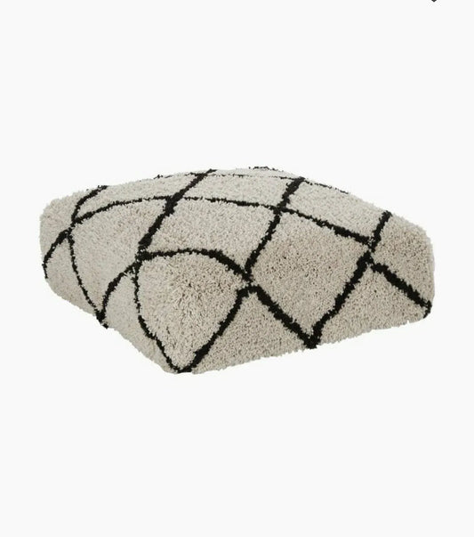 Serene Threads Pouf