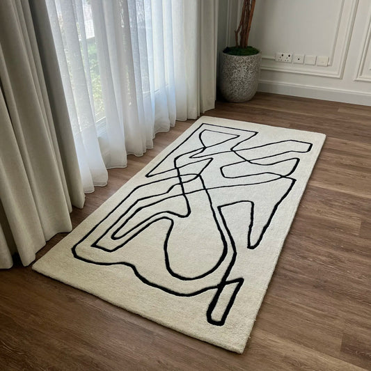 Pure Wool Carpet Varnek Cream (Runner)