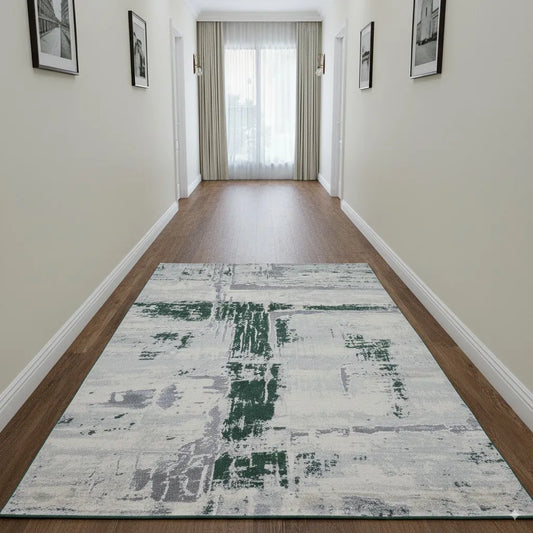 Pluto Grey Green Carpet (Runner)