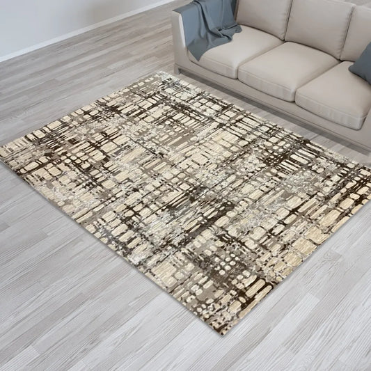 Patra Beige Brown Carpet (Rectangle)