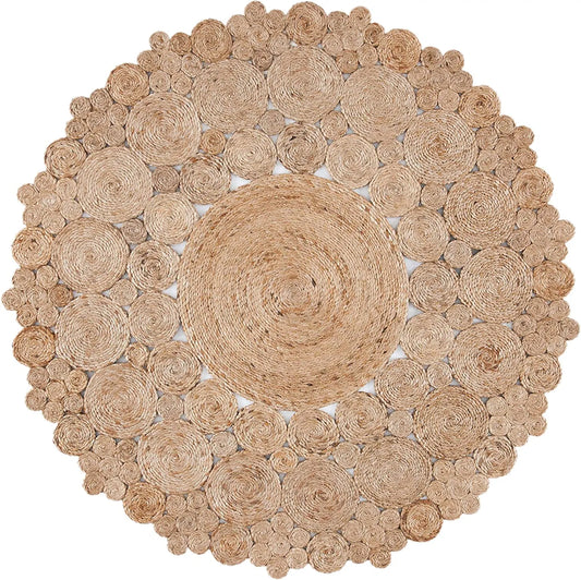 Ermo Natural Beige Carpet (Round)