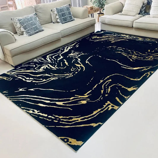 Spider Black, Gold Carpet (Rectangle)