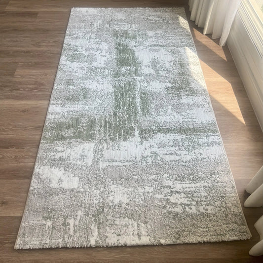 Dew Beige, Green Carpet (Runner)