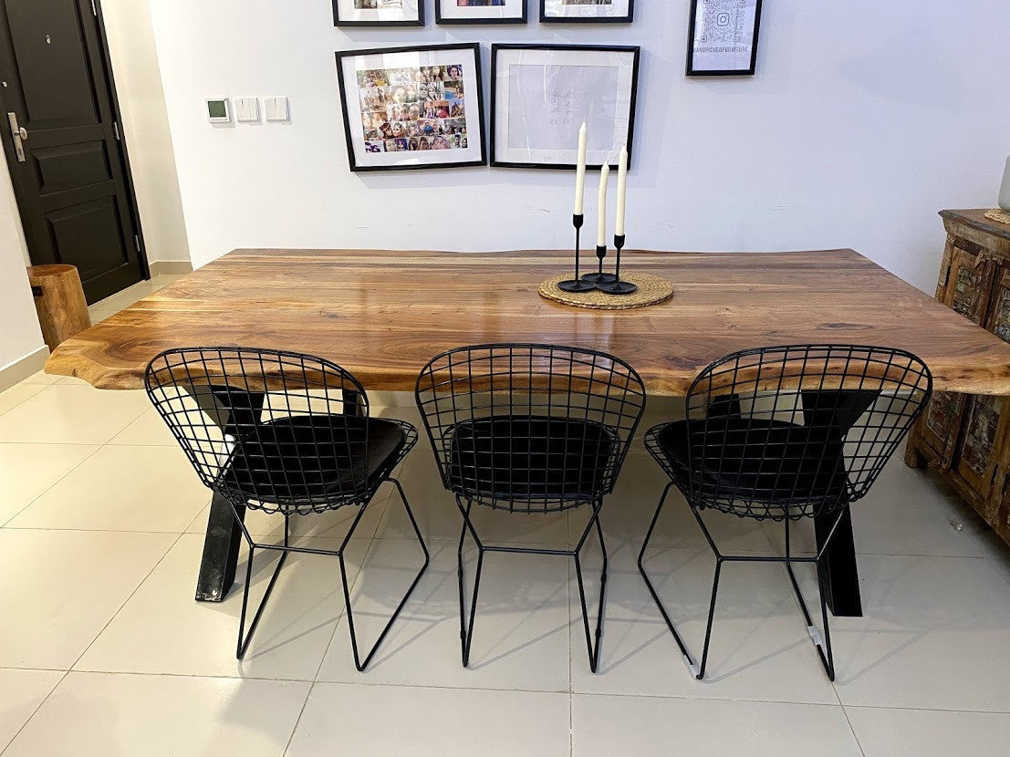 Dining Table (Acacia Wood) Industrial style