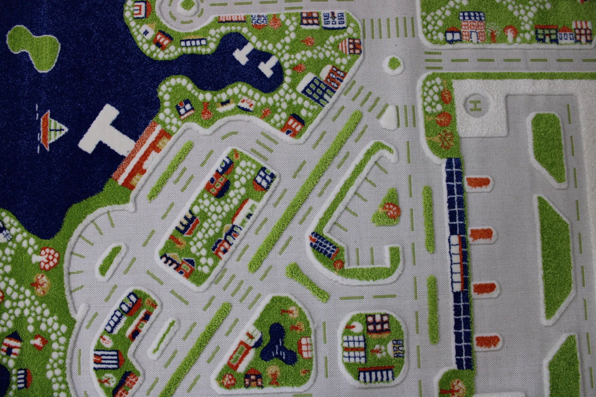 Norbu Multicolor 3D Carpet for Kids - 150 x 230 cm (4.9 x 7.5 ft)
