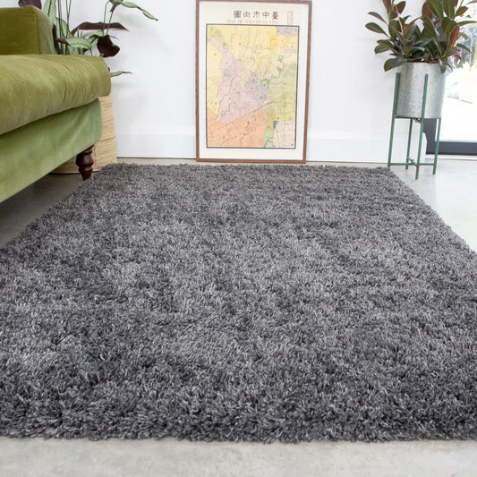Fluffy Grey Carpet (Rectangle)