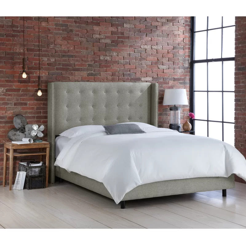 Wilfred Upholstered Bed (Choose size, fabric, colour & legs)