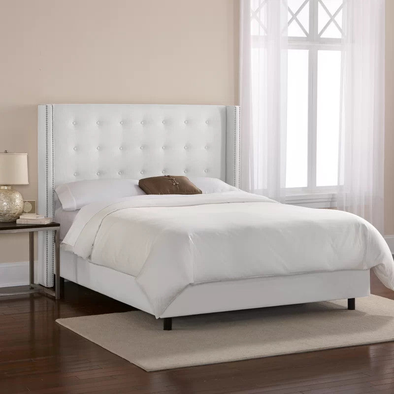 Wilfred Upholstered Bed (Choose size, fabric, colour & legs)