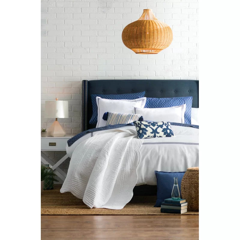 Wilfred Upholstered Bed (Choose size, fabric, colour & legs)