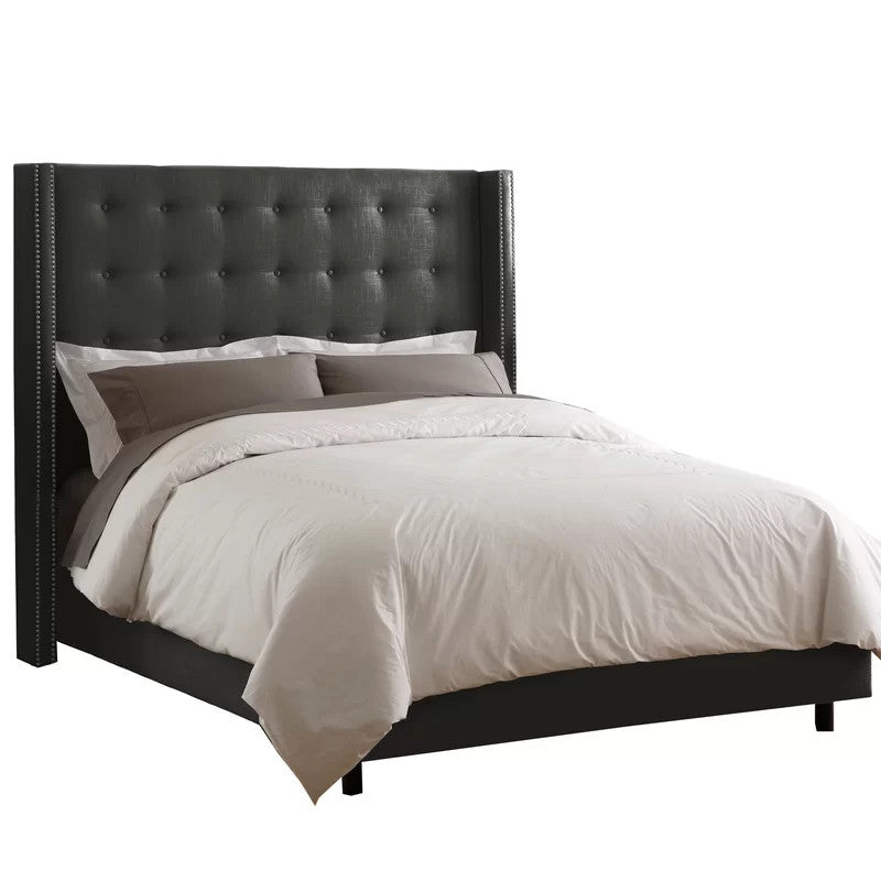 Wilfred Upholstered Bed (Choose size, fabric, colour & legs)
