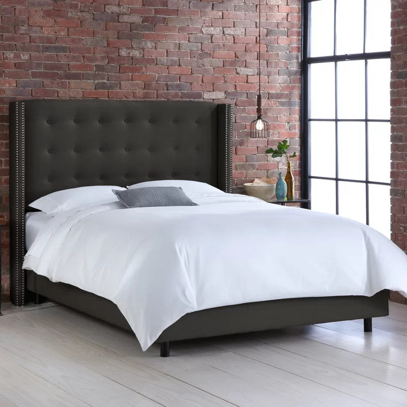 Wilfred Upholstered Bed (Choose size, fabric, colour & legs)