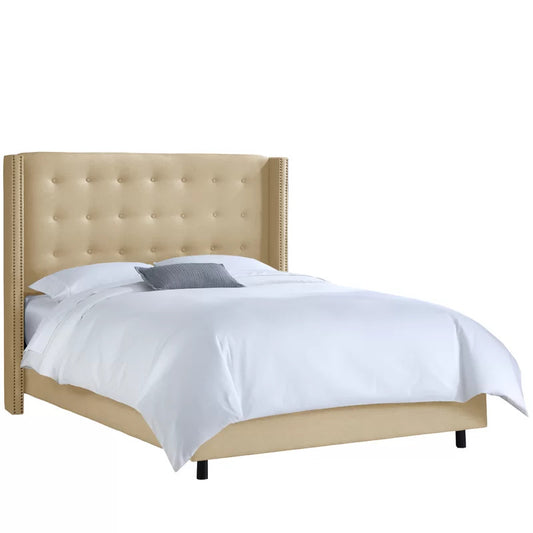 Wilfred Upholstered Bed (Choose size, fabric, colour & legs)