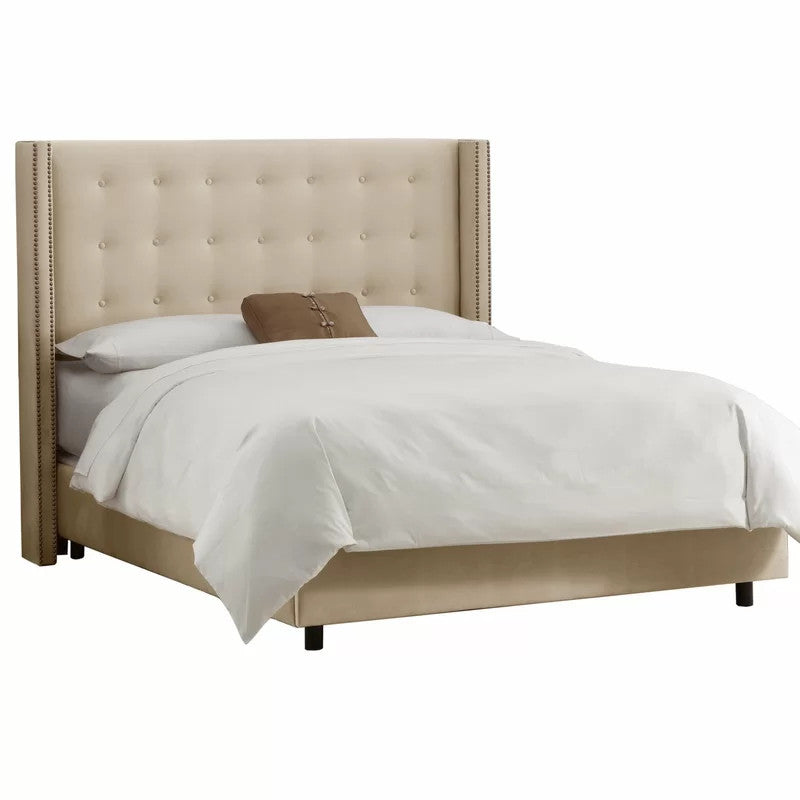Wilfred Upholstered Bed (Choose size, fabric, colour & legs)