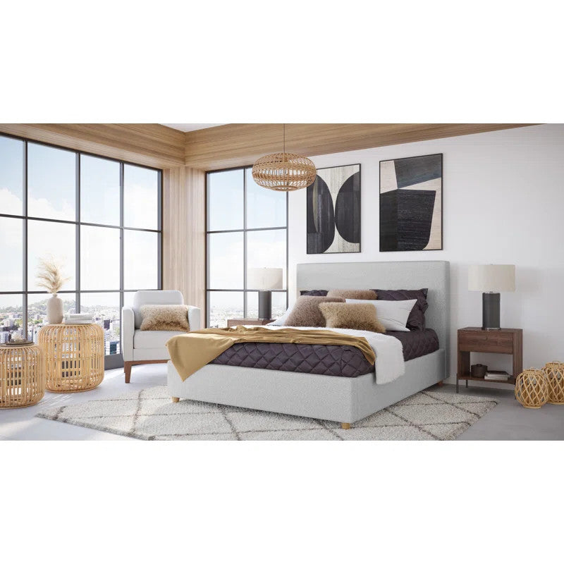 Frederick Upholstered Bed (Choose size, fabric, colour & legs)