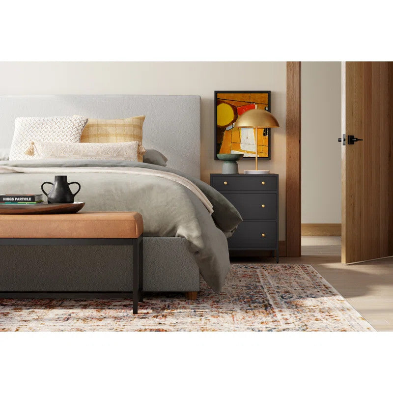 Frederick Upholstered Bed (Choose size, fabric, colour & legs)