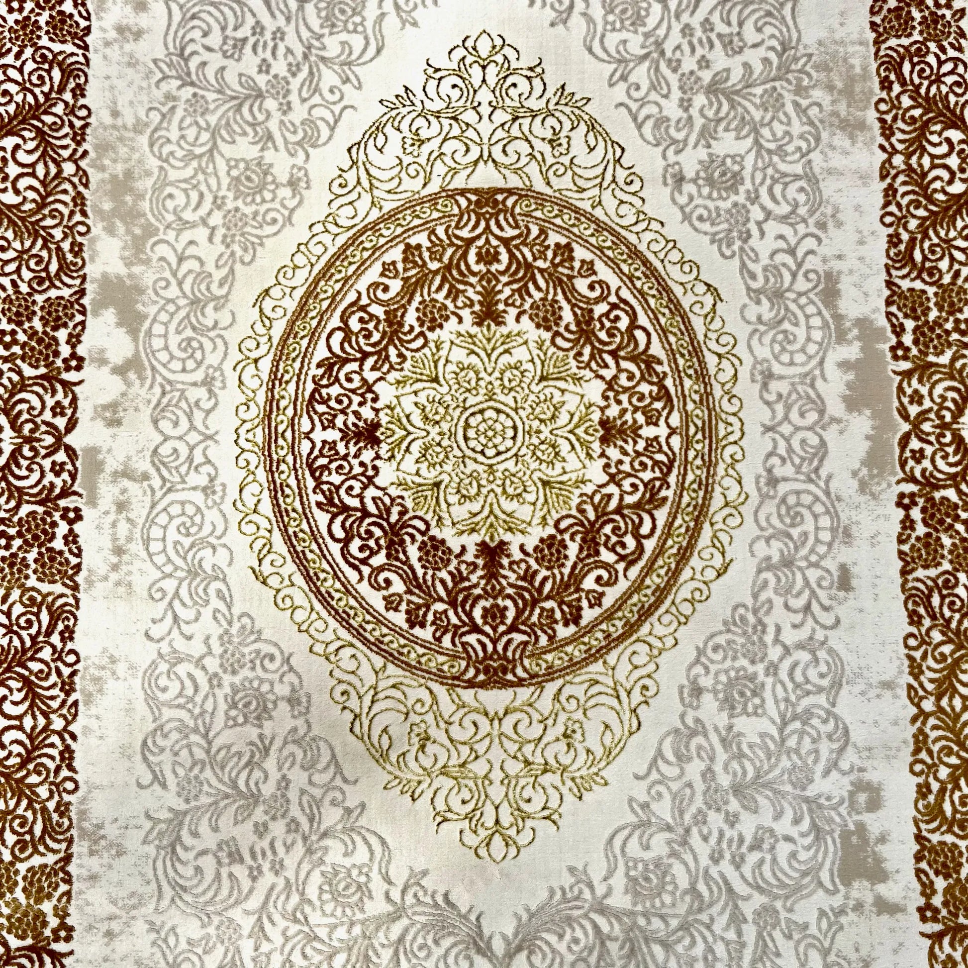 Aleyna Cream Gold Carpet (Rectangle)