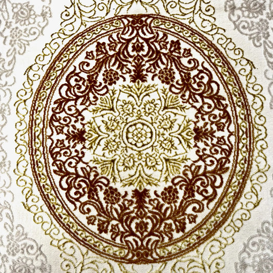 Aleyna Cream Gold Carpet (Rectangle)