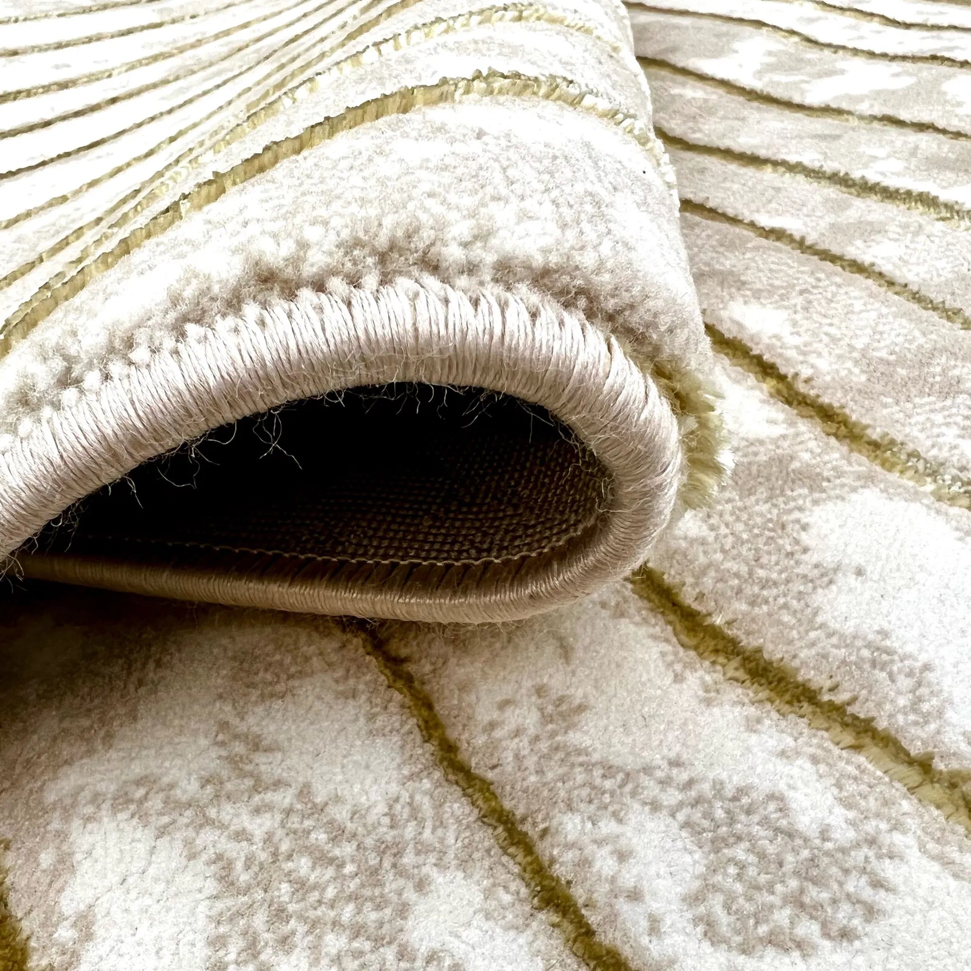 Allora Beige Gold Carpet (Rectangle)