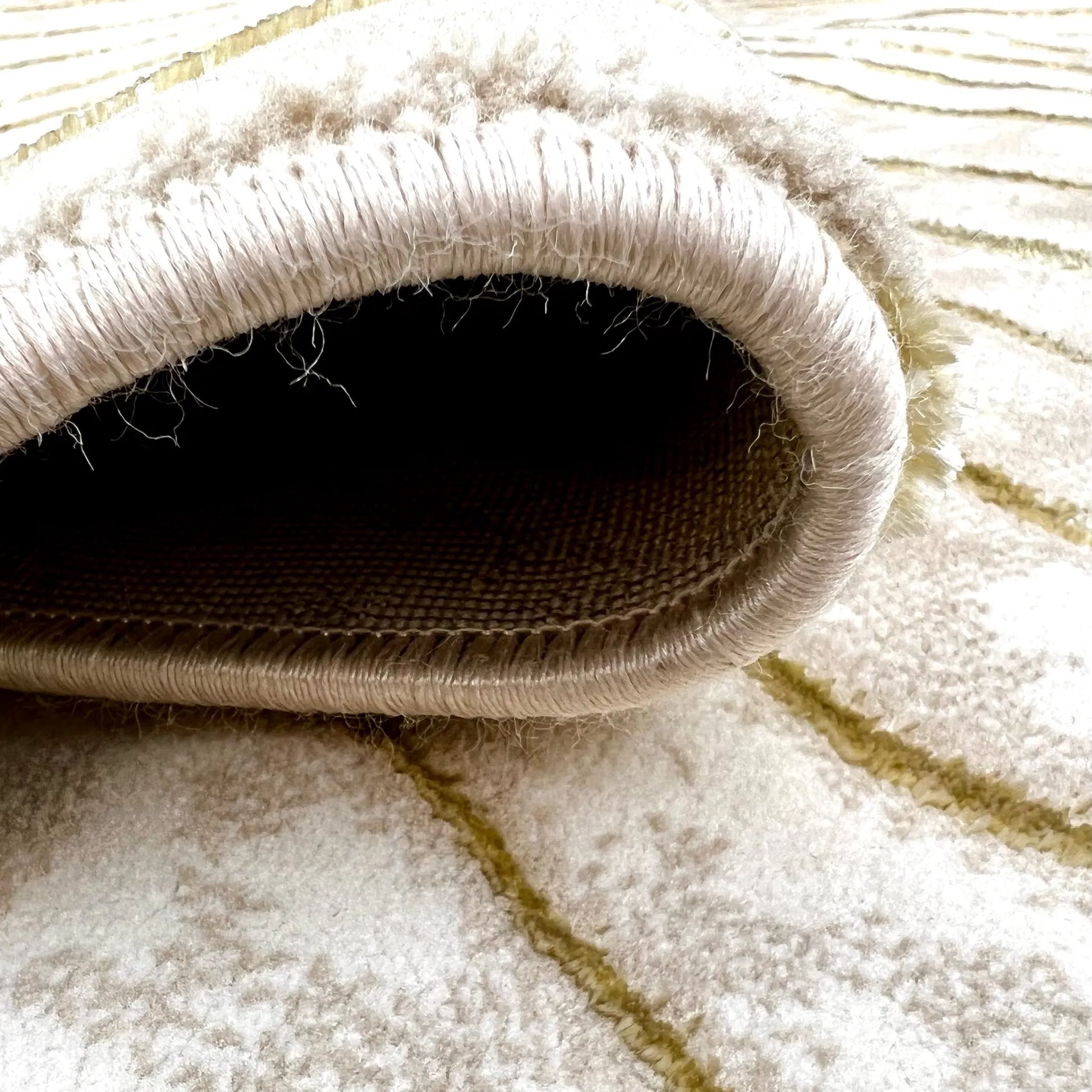 Allora Beige Gold Carpet (Rectangle)