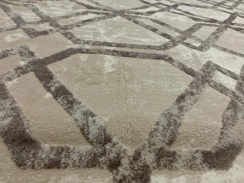 Dominos Beige Brown Carpet (Rectangle)