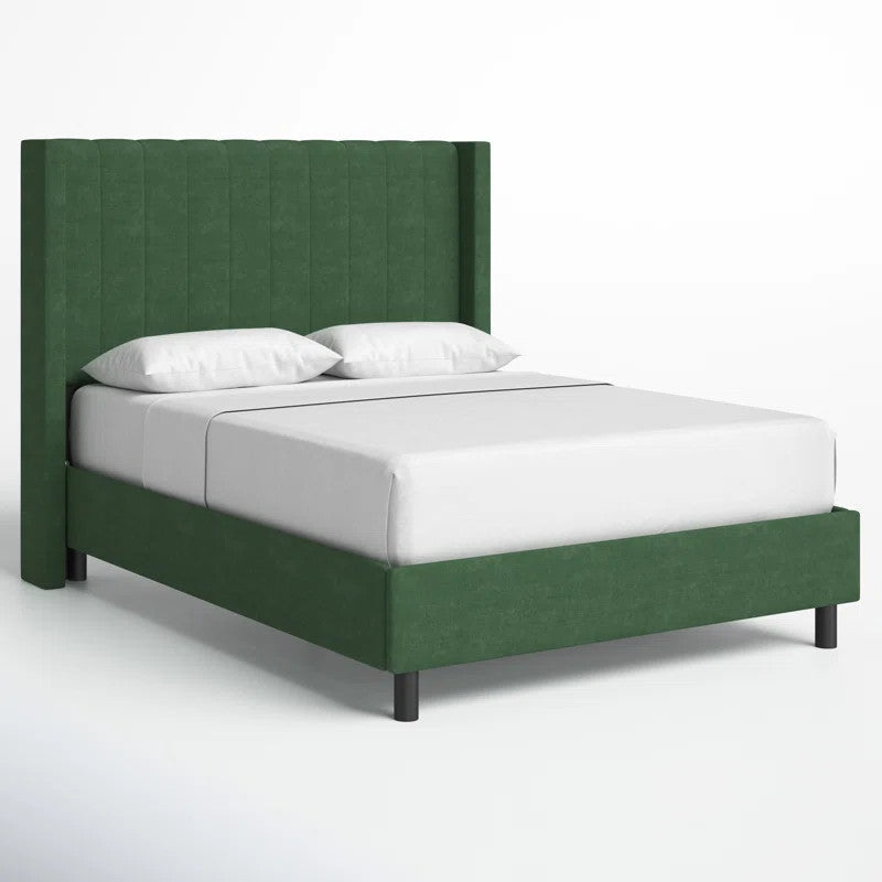 Reginald Upholstered Bed (Choose size, fabric, colour & legs)