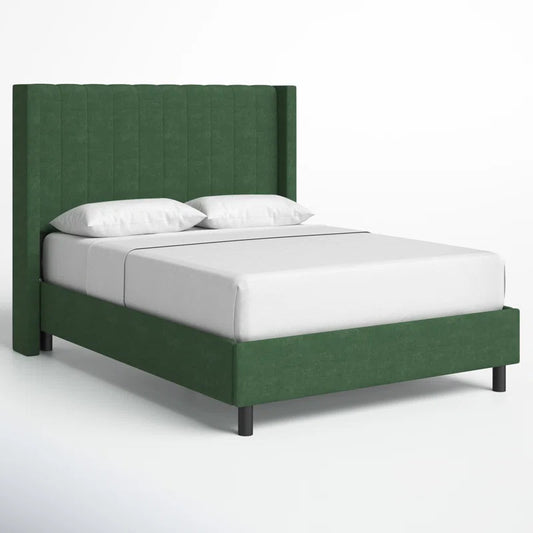 Reginald Upholstered Bed (Choose size, fabric, colour & legs)