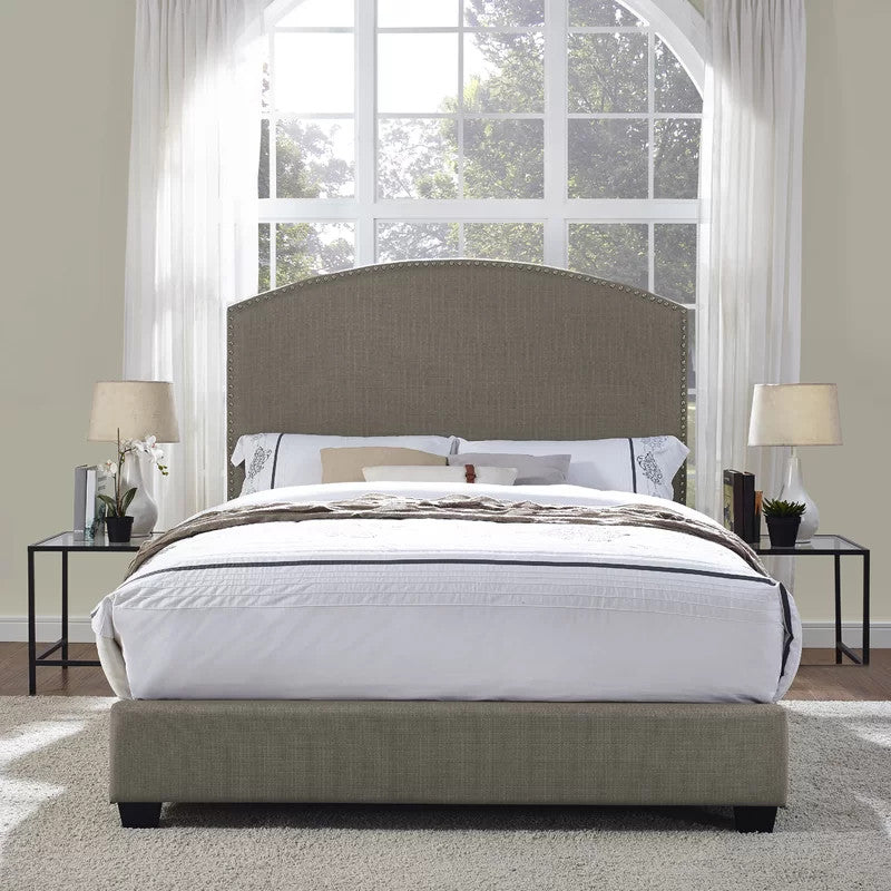 Henry Upholstered Bed (Choose size, fabric, colour & legs)