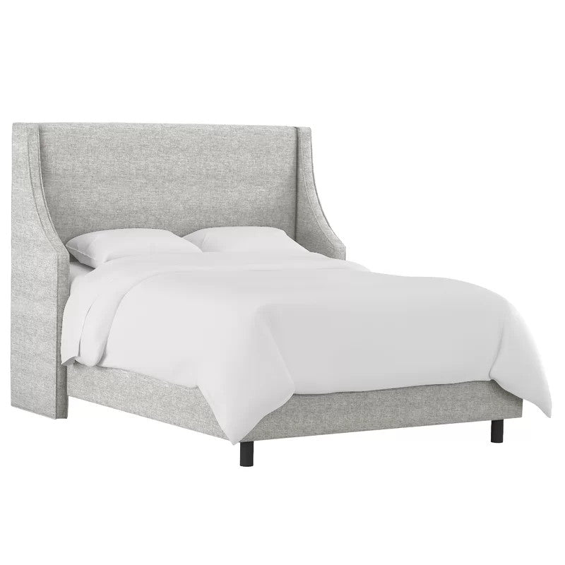 David Upholstered Bed (Choose size, fabric, colour & legs)