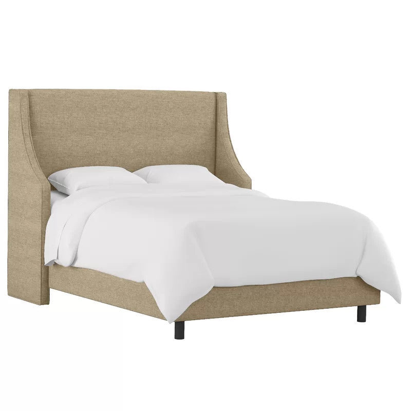 David Upholstered Bed (Choose size, fabric, colour & legs)