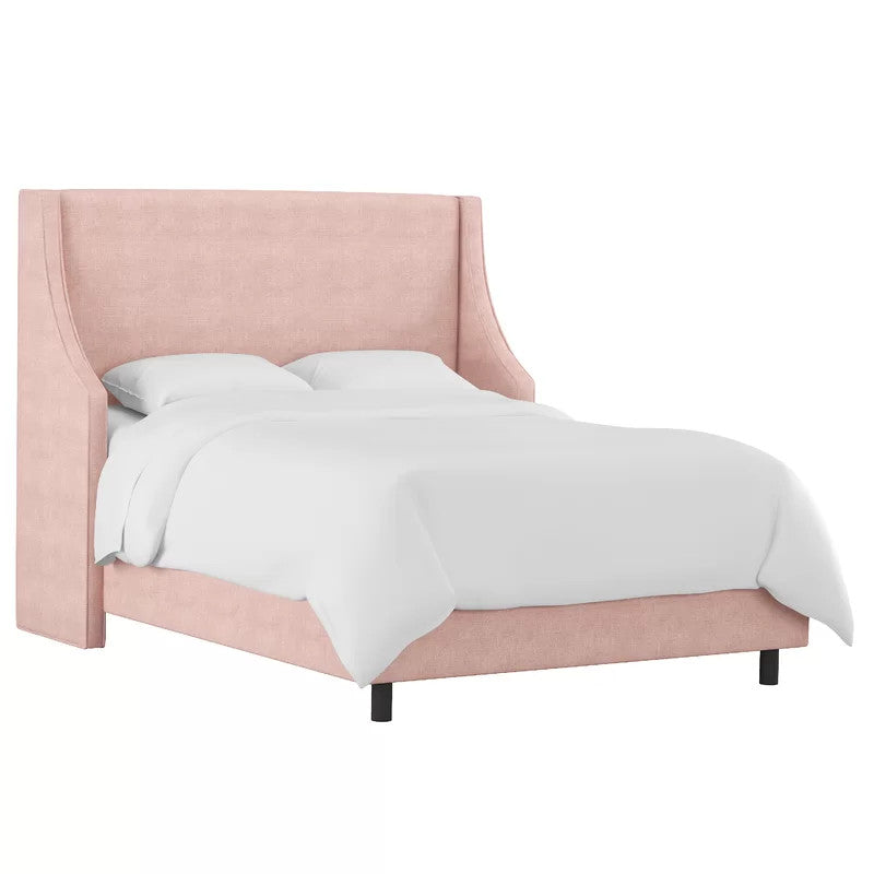 David Upholstered Bed (Choose size, fabric, colour & legs)