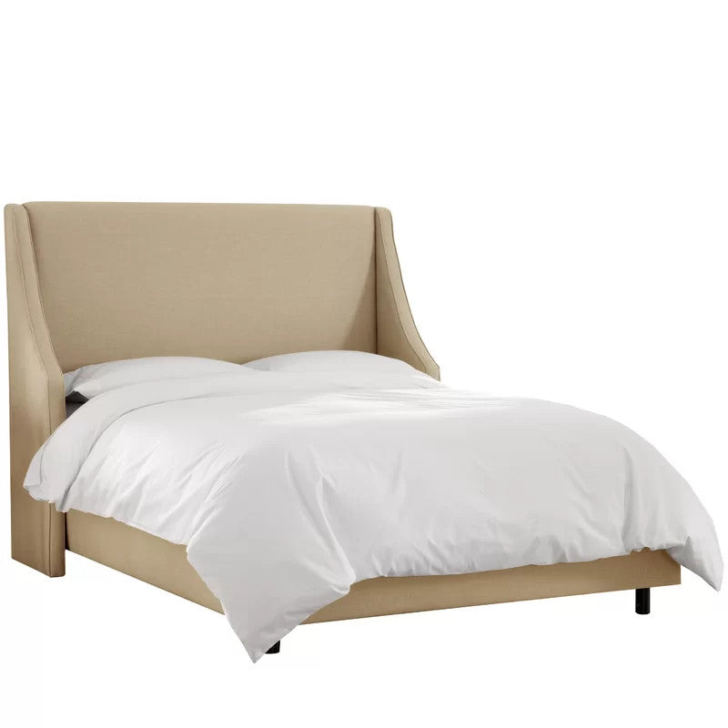 David Upholstered Bed (Choose size, fabric, colour & legs)