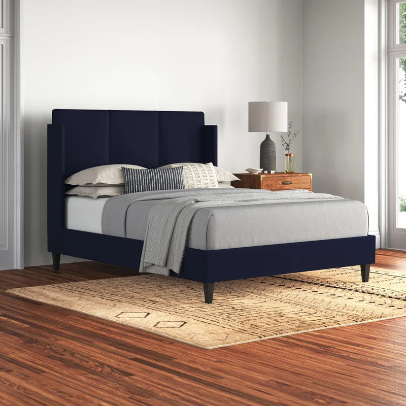 Herbert Upholstered Bed (Choose size, fabric, colour & legs)
