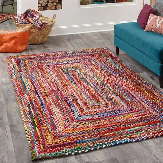 Marathonas Chindi Multi-Coloured Carpet Jute (Rectangle)