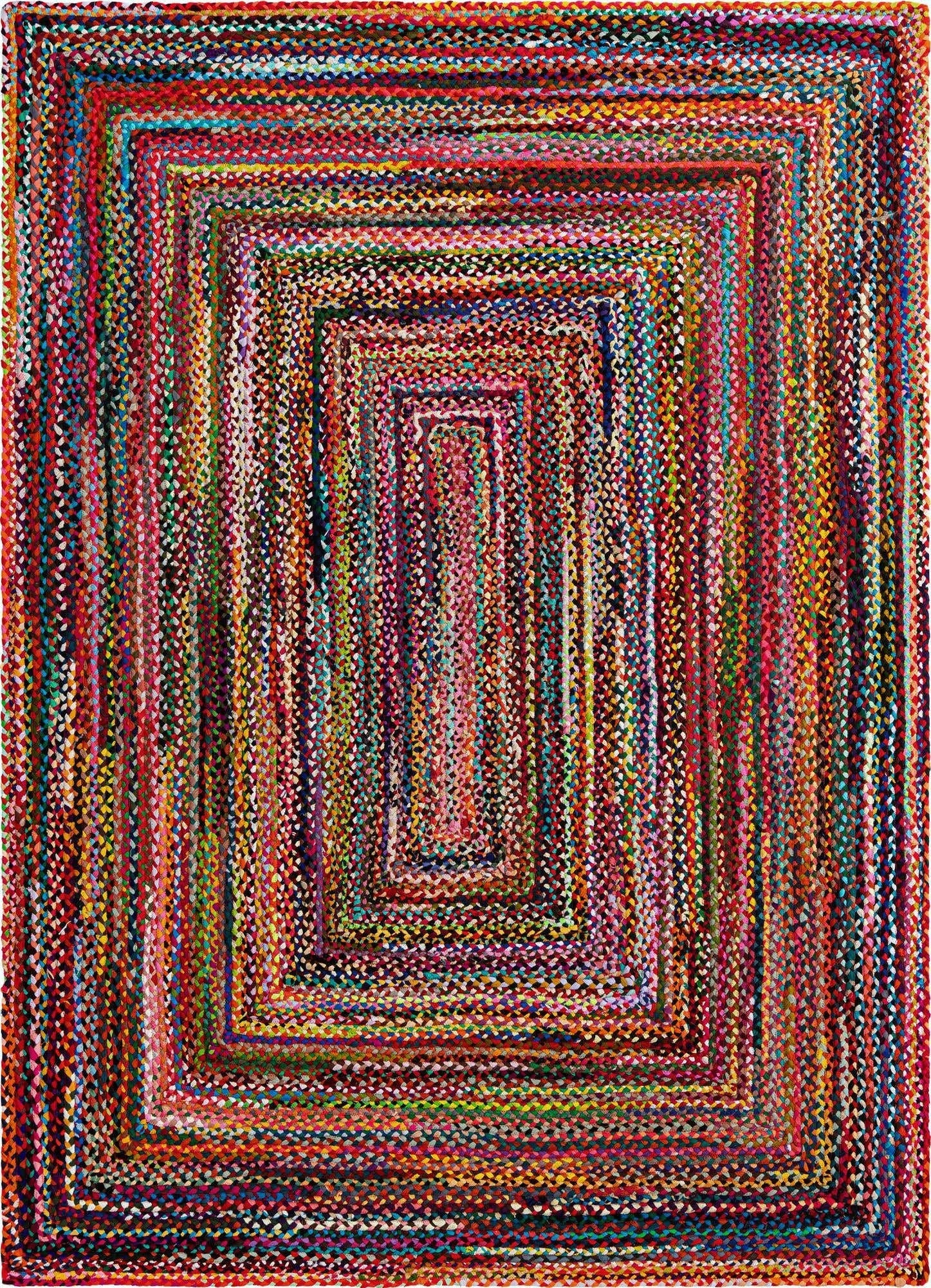 Marathonas Chindi Multi-Coloured Carpet Jute (Square)