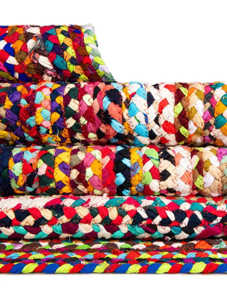 Marathonas Chindi Multi-Coloured Carpet Jute (Rectangle)