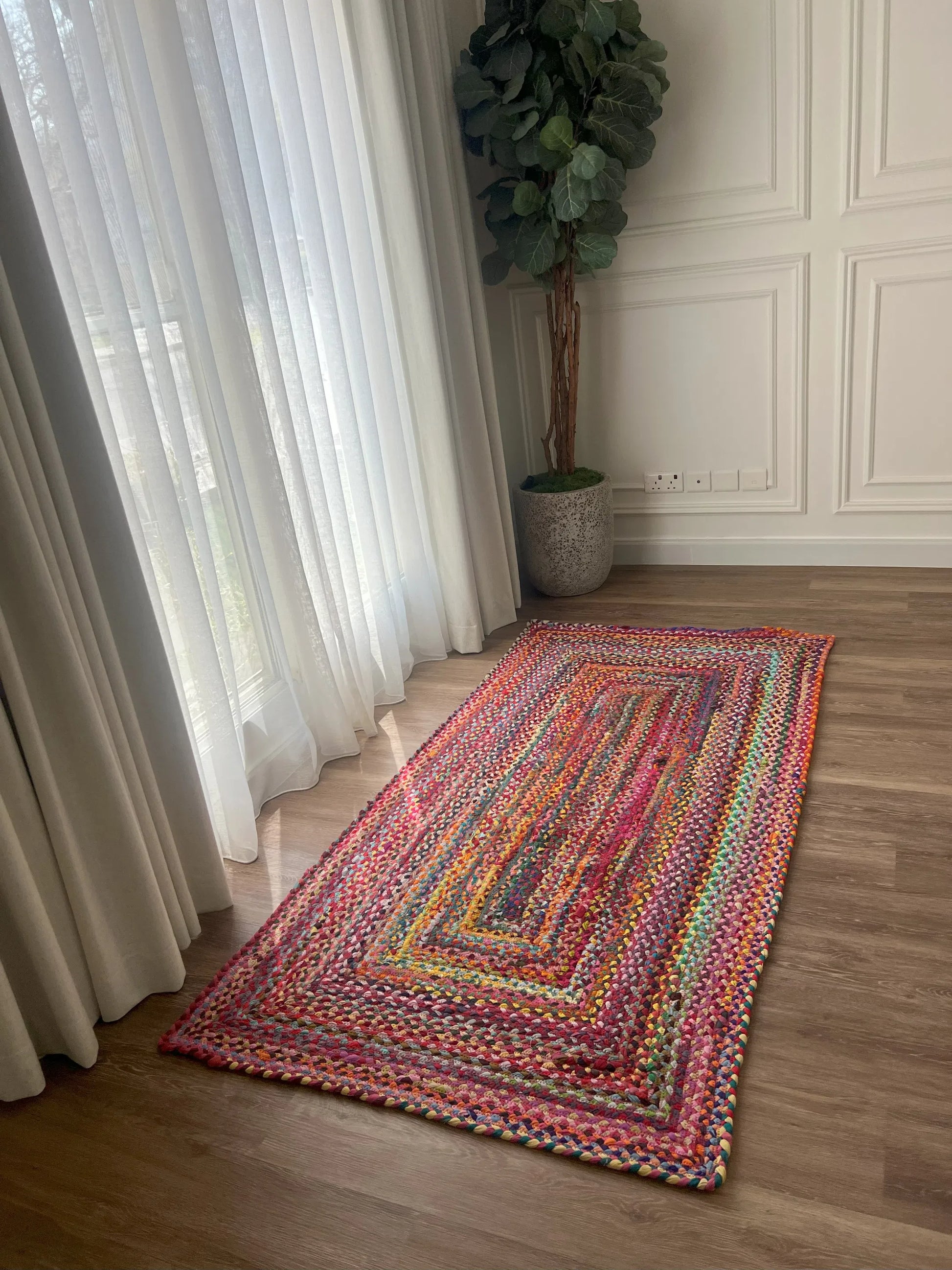 Marathonas Chindi Multi-Coloured Carpet Jute (Runner)