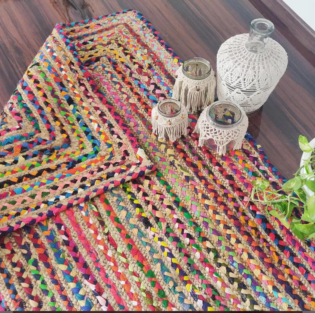 Marathonas Chindi Multi-Coloured Carpet Jute (Doormat)