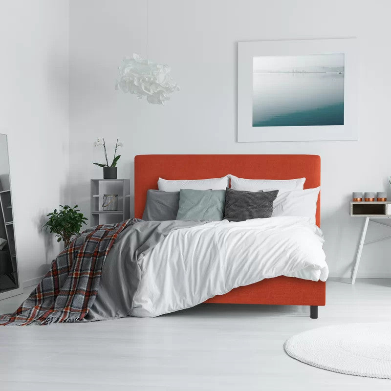 Charles Upholstered Bed (Choose size, fabric, colour & legs)