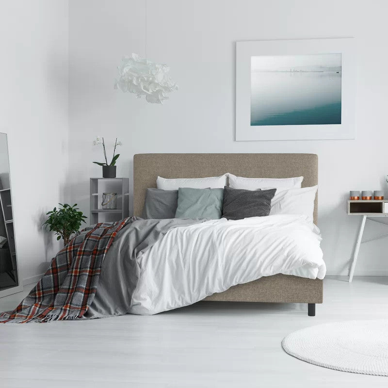 Charles Upholstered Bed (Choose size, fabric, colour & legs)