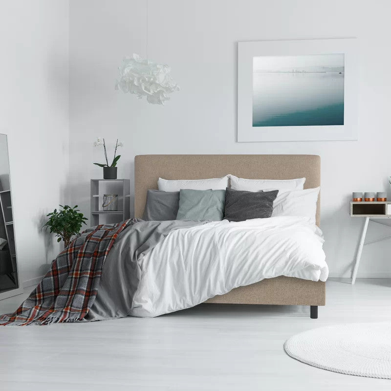 Charles Upholstered Bed (Choose size, fabric, colour & legs)