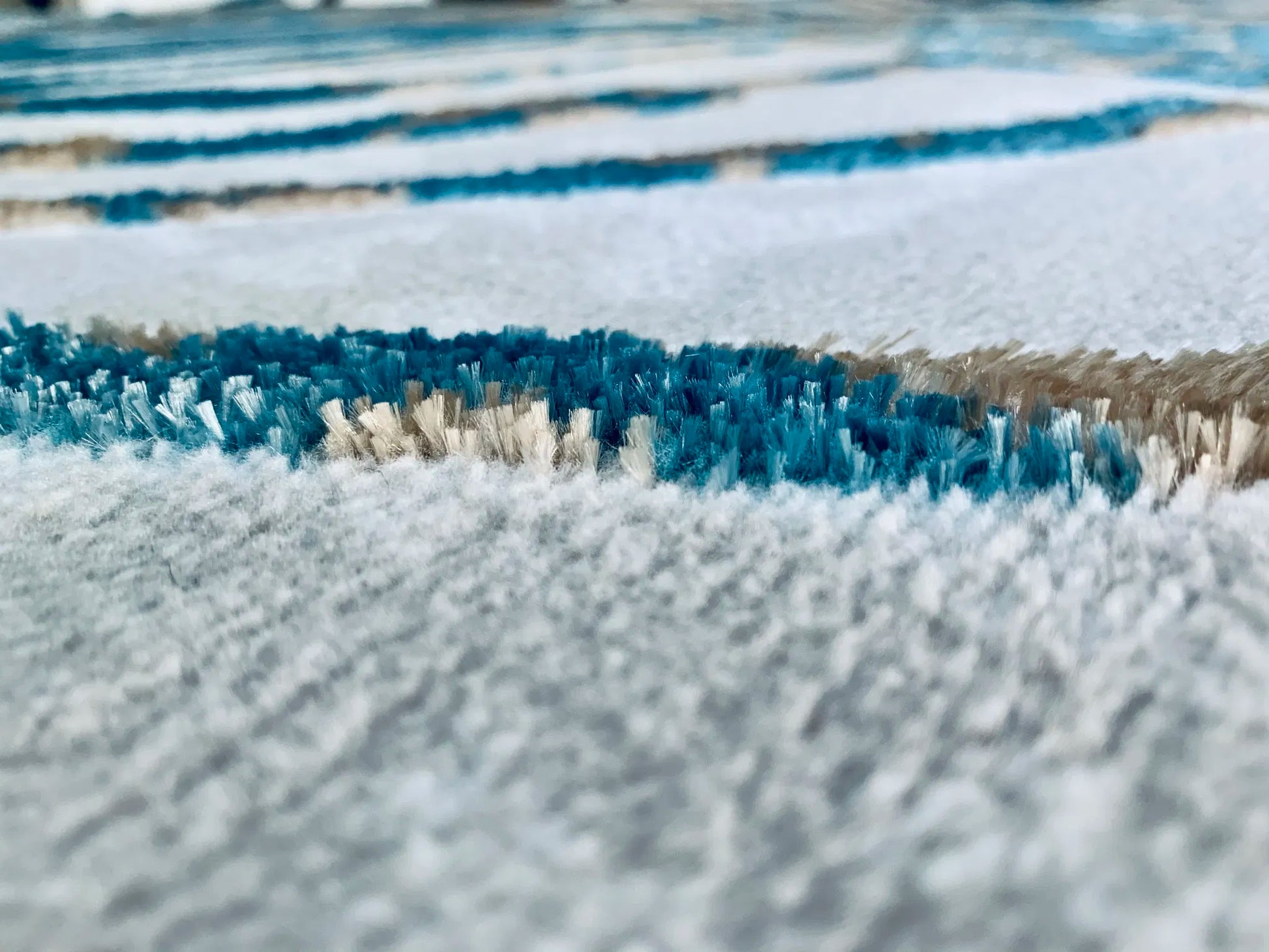 Hypnos Beige Blue Carpet (Rectangle)