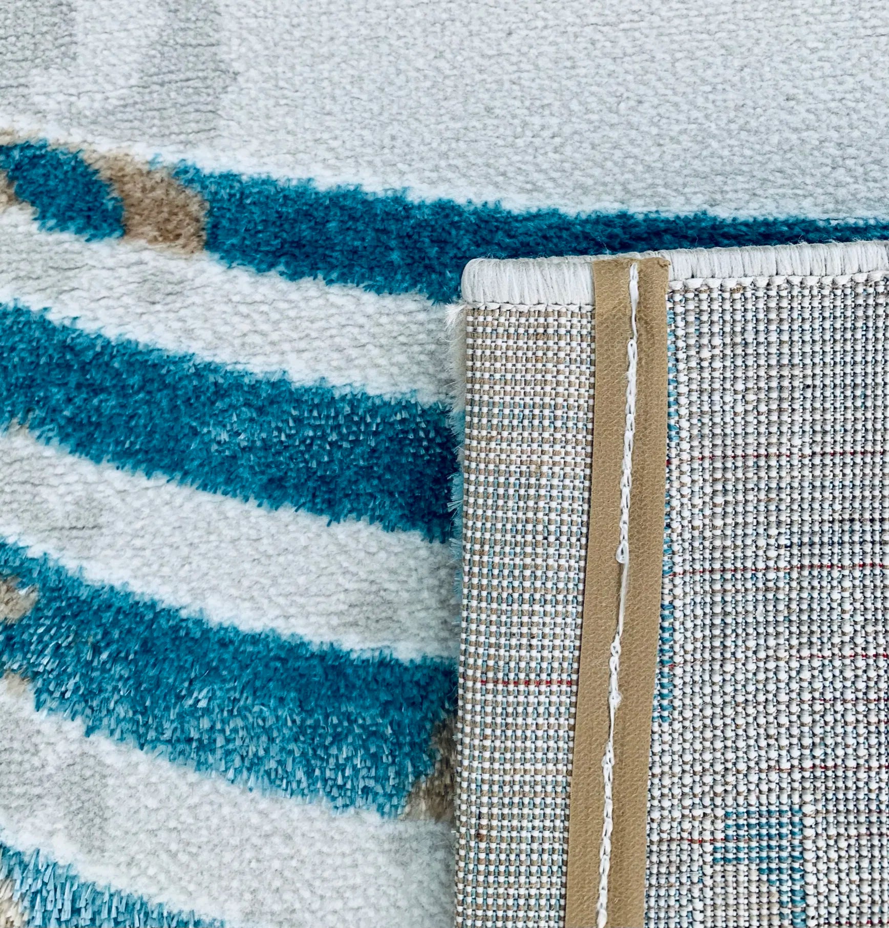 Hypnos Beige Blue Carpet (Rectangle)