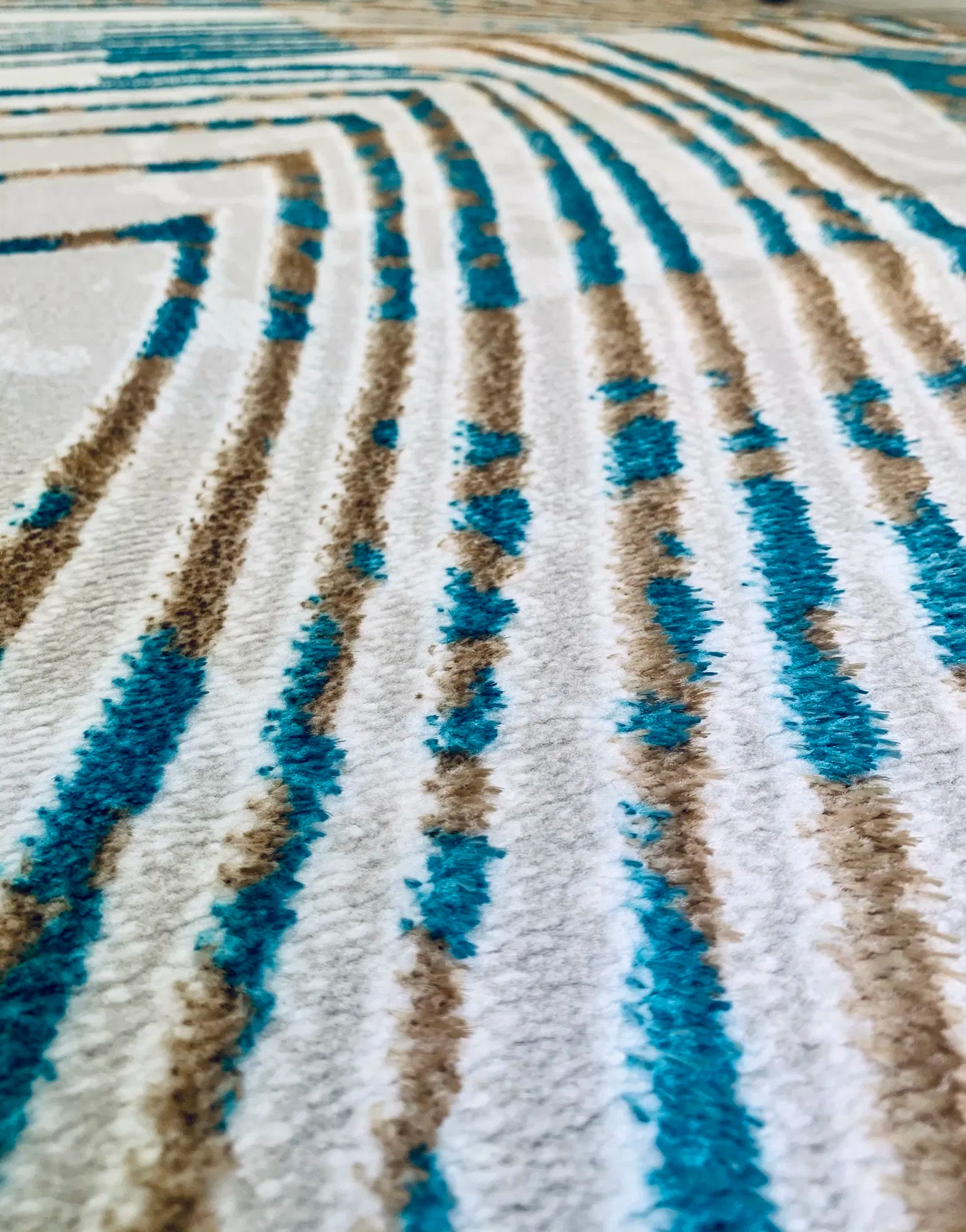 Hypnos Beige Blue Carpet (Rectangle)