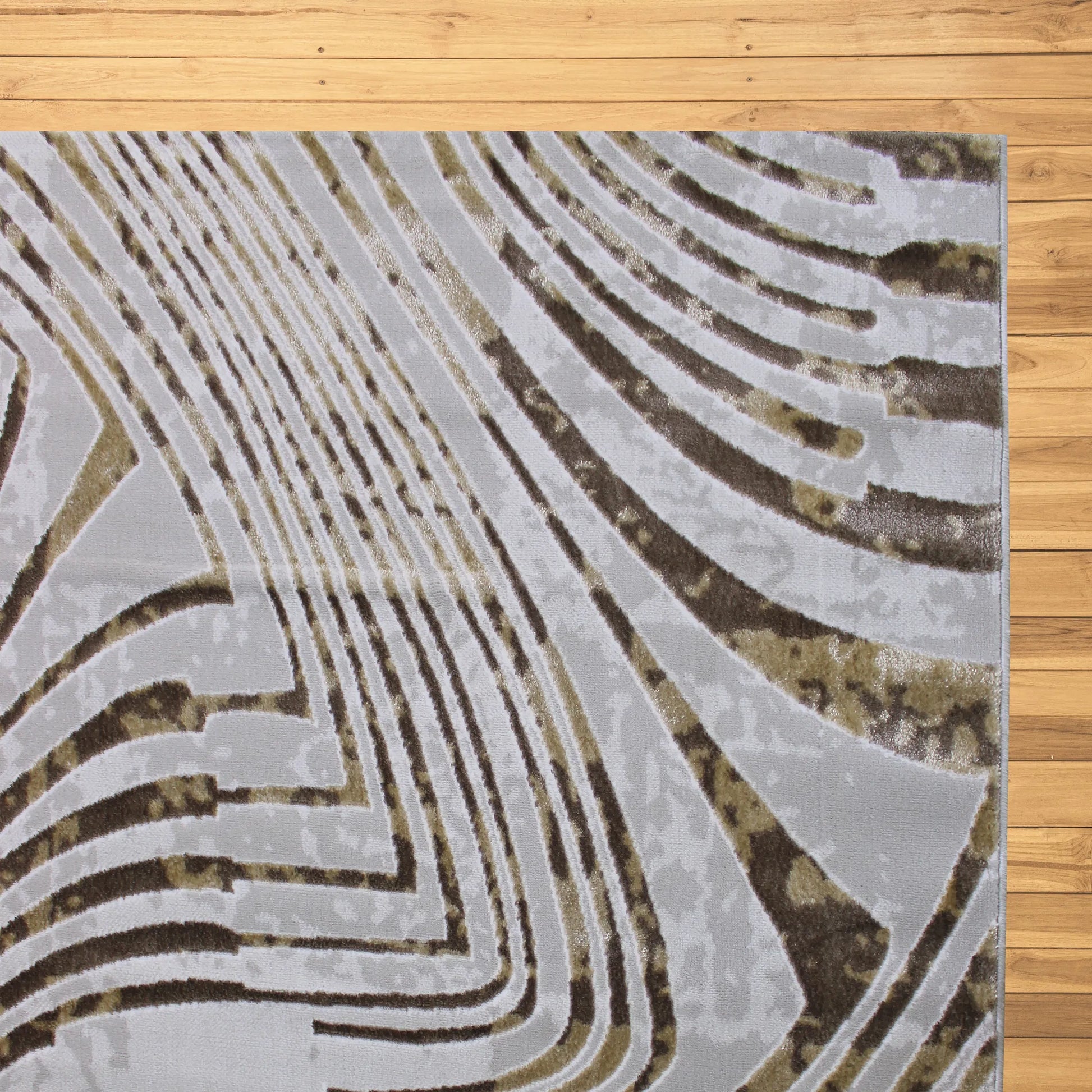 Kratos Beige Brown Carpet (Rectangle)