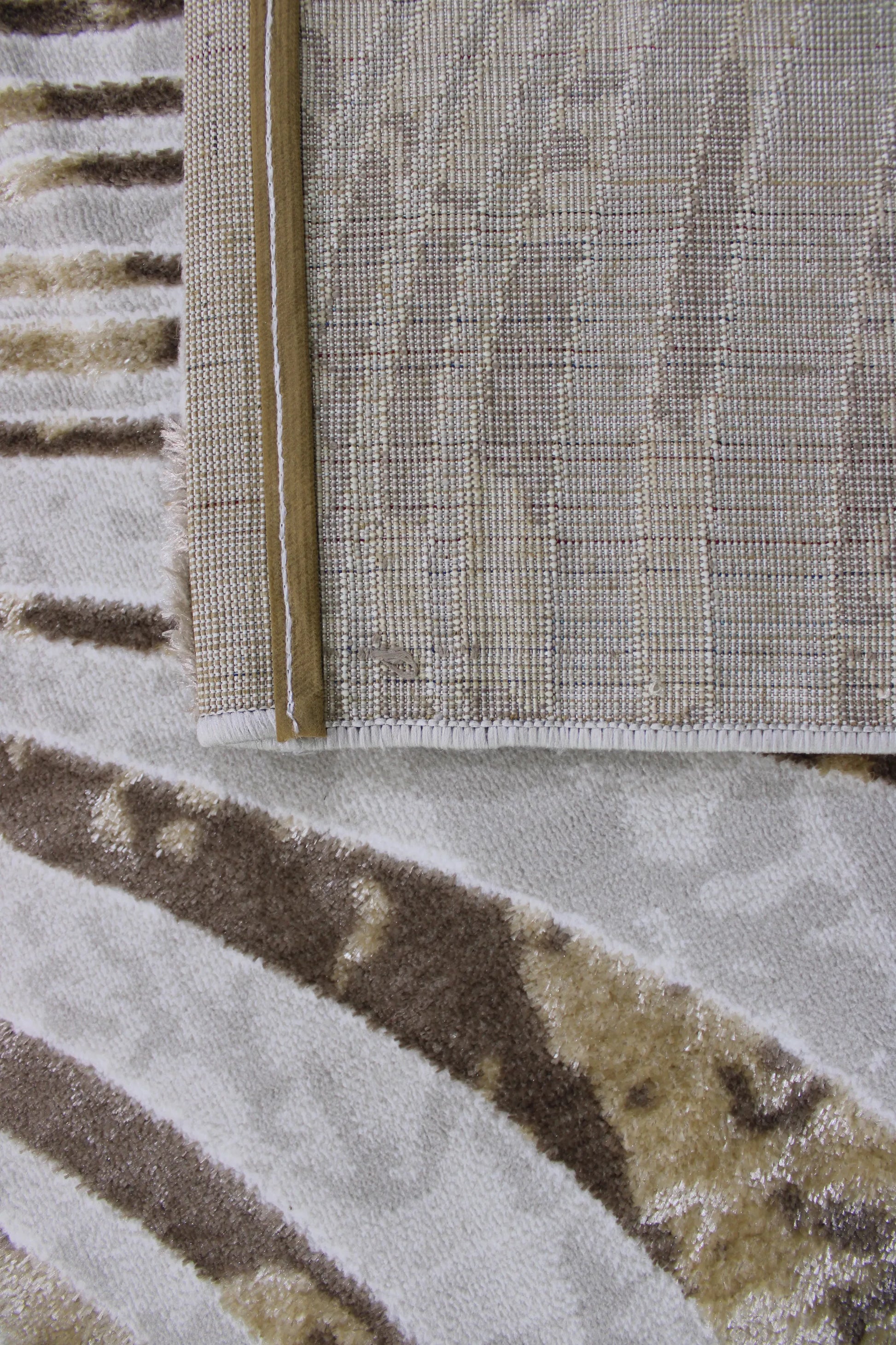 Kratos Beige Brown Carpet (Rectangle)