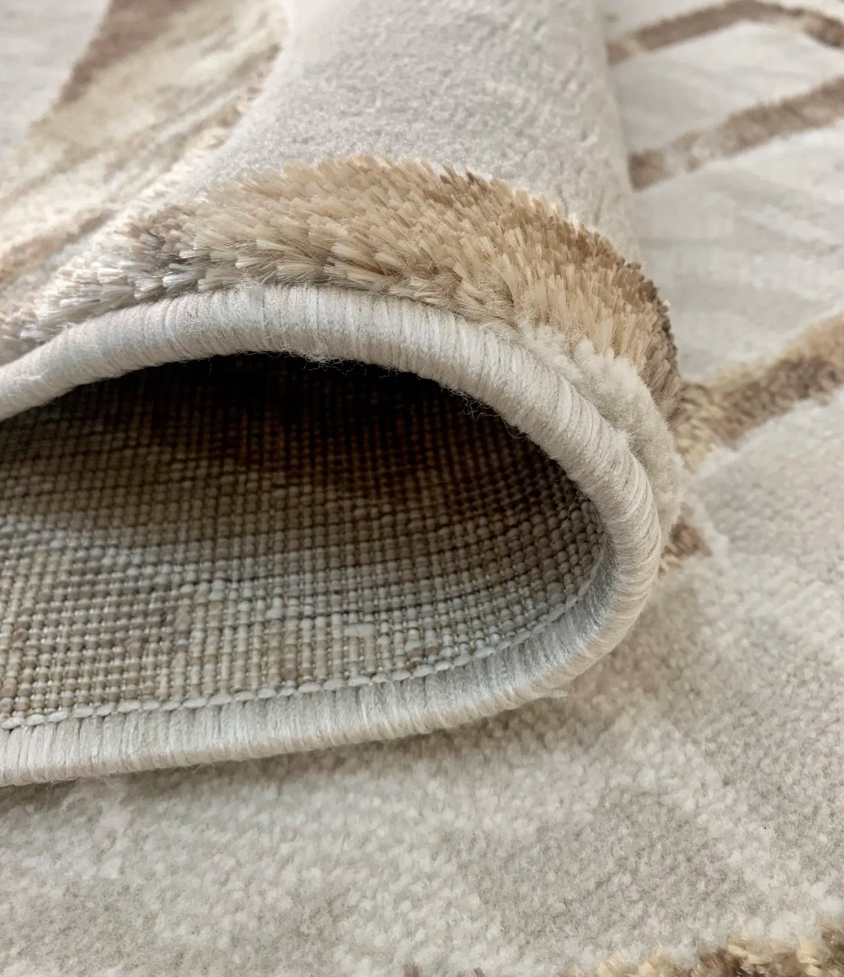 Kratos Beige Brown Carpet (Rectangle)