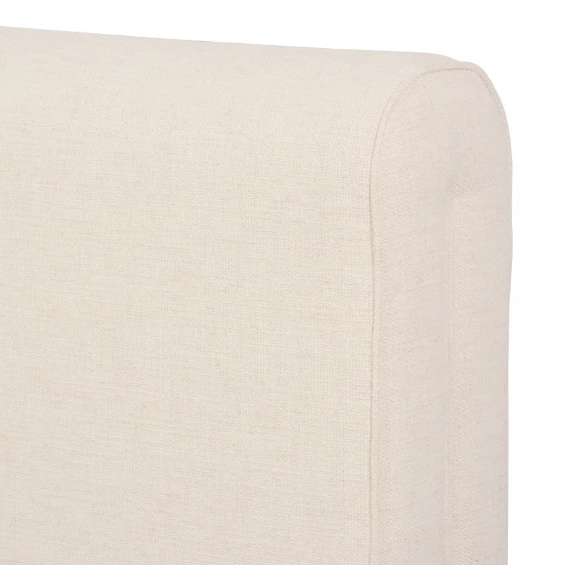 Francis Upholstered Bed (Choose size, fabric, colour & legs)