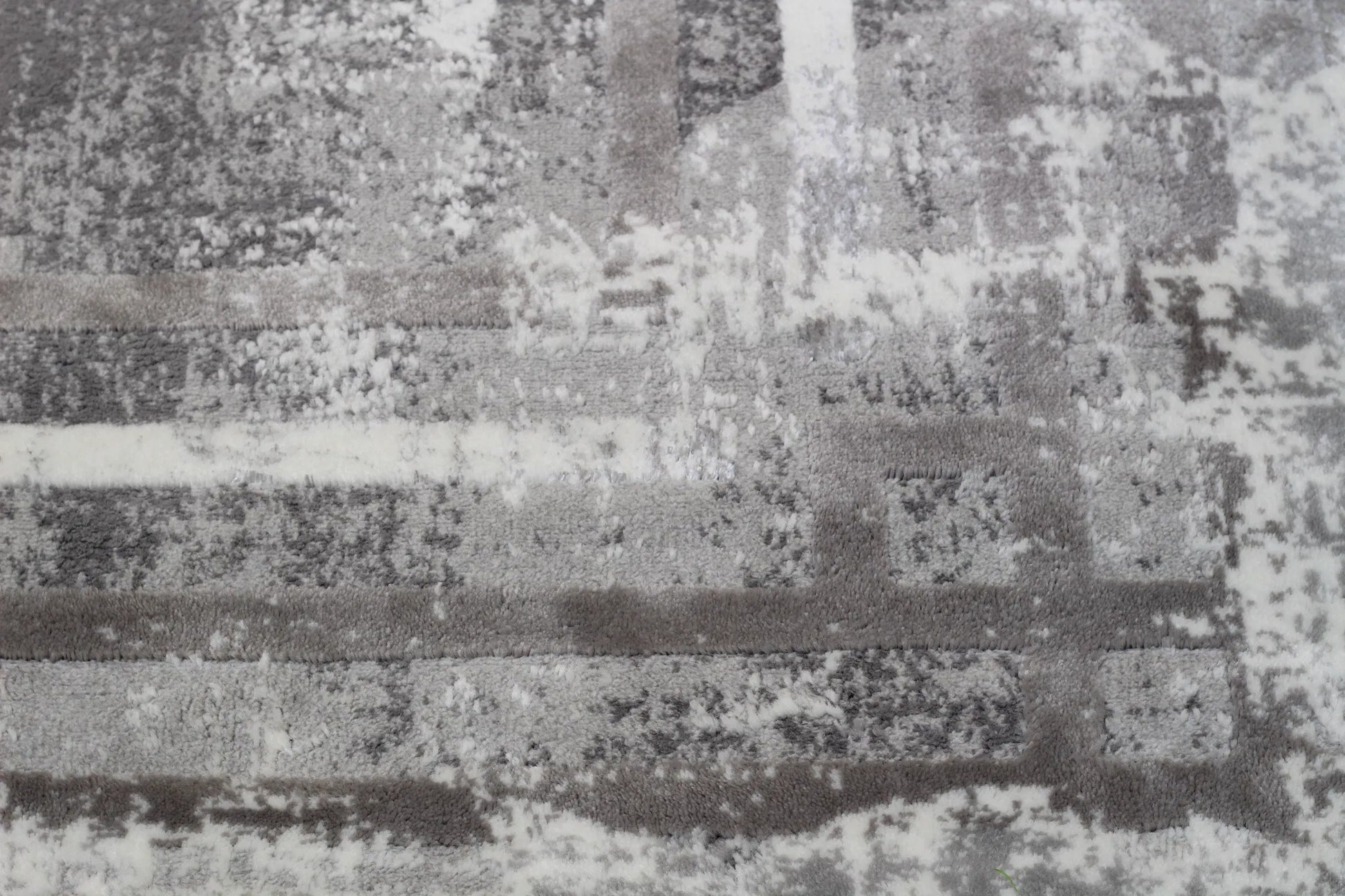 Gurel Grey White Carpet (Runner)