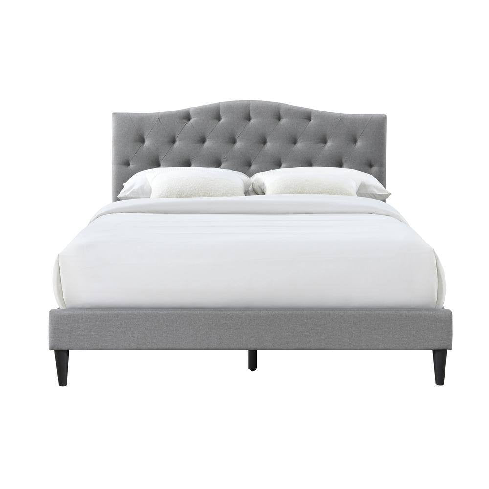 James Upholstered Bed (Choose size, fabric, colour & legs)