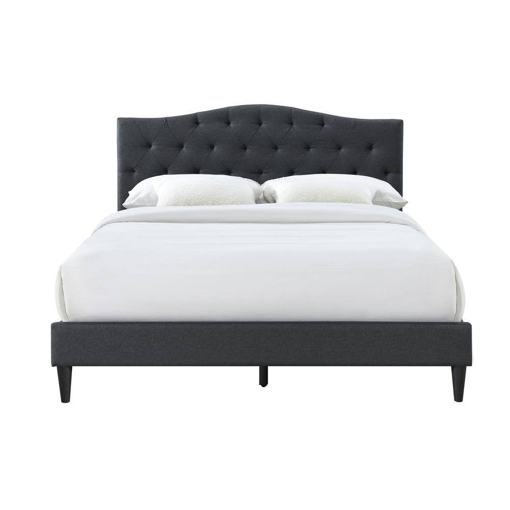 James Upholstered Bed (Choose size, fabric, colour & legs)
